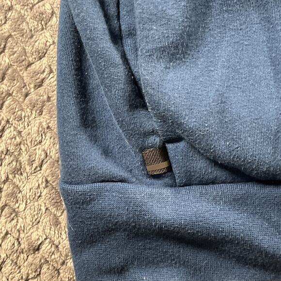 Oakley Men’s Blue Logo Hoodie Sweatshirt Regular Fit Size Medium Athletic Y2K - Picture 4 of 10